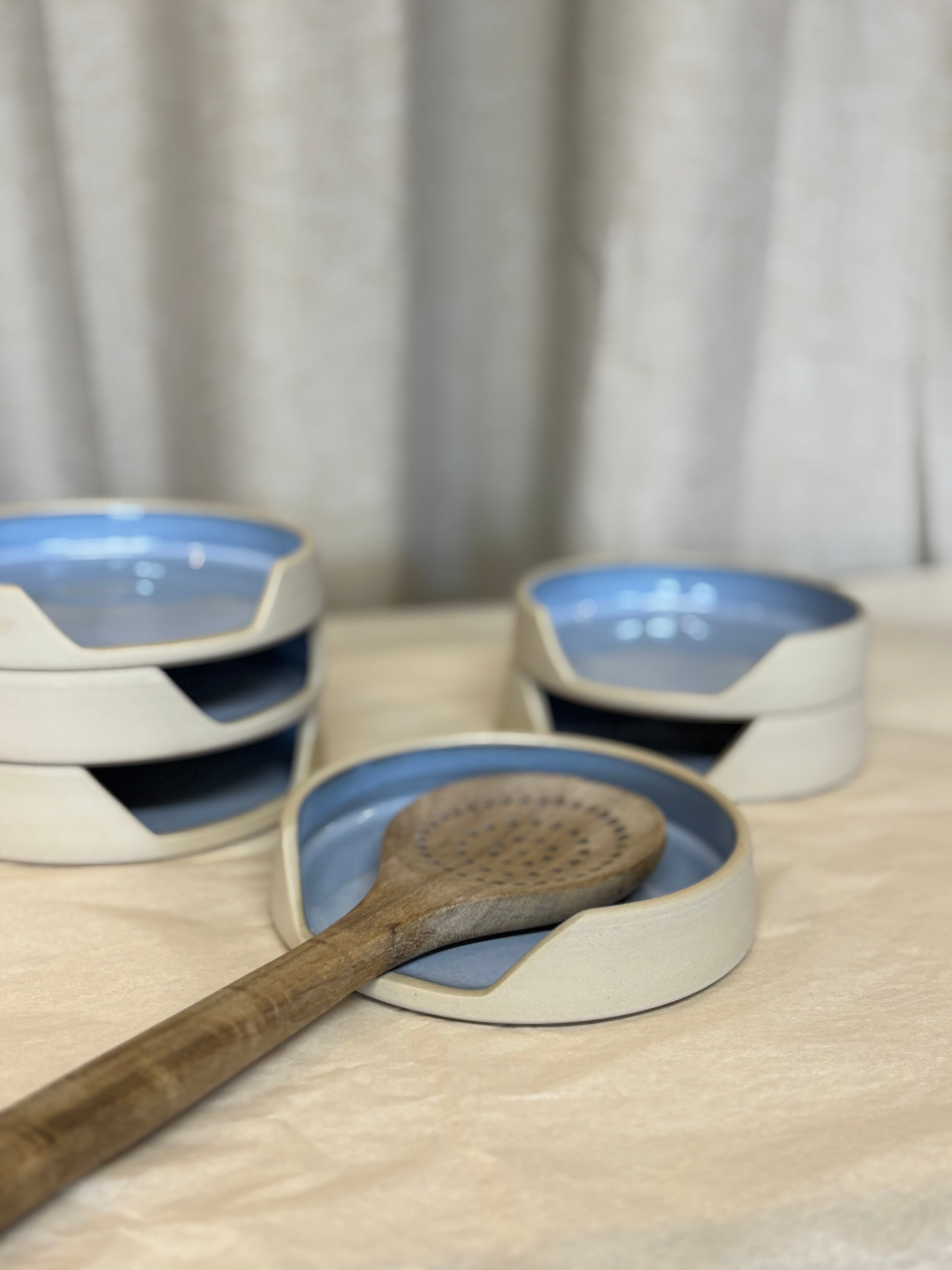 Spoonrest, blå