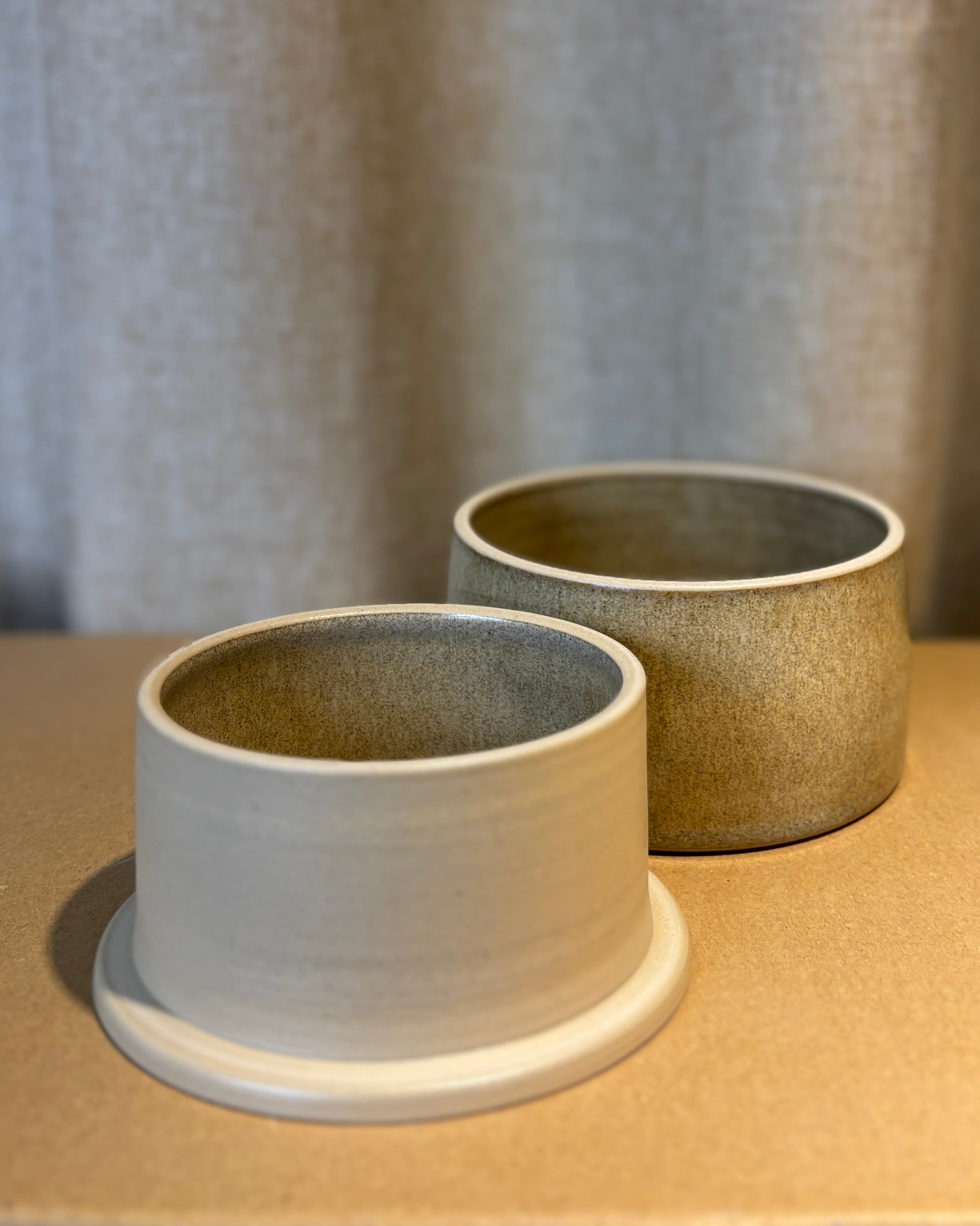 Smørkrukke, sand